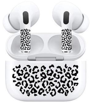 AirSkins - Decals for AirPods 4, Leopard Print Design, Scratch-Resistant, Precision Fit, Wireless Charging Friendly, Easy Application, Durable Protection for Earbuds & Case