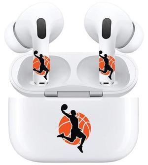 AirSkins - Decals for AirPods Pro & Pro 2, Basketball Player Design Scratch-Resistant Precision Fit Wireless Charging Friendly Easy Application Durable Protection for Earbuds & Case