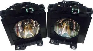 OEM ET-LAD57W Lamp & Housing TwinPack for Panasonic Projectors - 1 Year Jaspertronics Full Support Warranty!