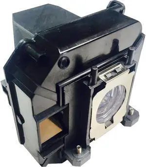 Jaspertronics Original ELP-LP64 Lamp & Housing for Epson Projectors - Fits D6155W, EB-1850W, Powerlite-1880, Powerlite-D6250, V13H010L64 & More - 1 Unit Per Pack with 1 Year Warranty