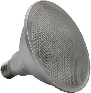 Jaspertronics PAR38 20W Color Changing LED Floodlight Smart Light Bulb with Voice Control or IR Remote Control. E27 Base perfect for Lawn, Landscape, and Parties!