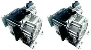 Advanced Lamps ET-LAD310W Lamp & Housing TwinPack for Panasonic Projectors - Fits PT-DW11K-2PK, PT-DZ13K-TWINLAMPS, ET-LAD310AW, ET-LAD320PW & More - 2 Units Per Pack - 90-Day Warranty