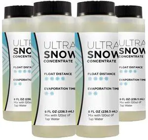 Froggy's Fog - SC-UD-4PK - ULTRA DRY Snow Juice Concentrate - High Density - Machine 4-Pack Case Fluid
