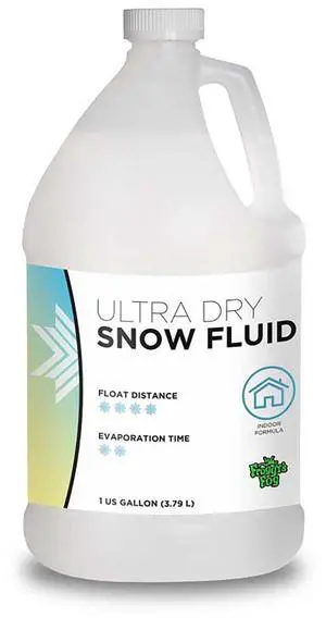 Froggy's Fog - SN-UD - ULTRA DRY - NO ODOR - Snow Juice Machine Fluid - Froggys Flakes ULTRA (30 - 50 Foot Float / Drop) - High Density - Machine Fluid