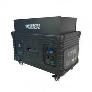 Froggy's Fog - FFM - POSEIDON - AQUA - FLAME - 6 - Froggy's Fog - Poseidon Aqua Flame - Ultrasonic Simulated Flame Machine - Multicolored - 800W
