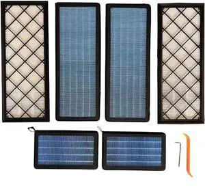 Jaspertronics Cabin Air Filter Tesla-Model-Y-FilterKit, 6 Pack, Compatible with Tesla Model Y 2020-2025, HEPA Filter Material, Mesh Pre-filter Material, Plastic Frame Jaspertronics Cabin Air Filter Tesla-Model-Y-FilterKit, 6 Pack, Compatible with Tesla Model Y 2020-2025, HEPA Filter Material, Mesh Pre-filter Material, Plastic Frame