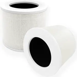 Jaspertronics Air Purifier Replacement Filter COREMINI-FILTER, 2 Pack, Compatible with LEVOIT Core Mini/Mini-P Air Purifier, Fiberglass, Polypropylene Jaspertronics Air Purifier Replacement Filter COREMINI-FILTER, 2 Pack, Compatible with LEVOIT Core Mini/Mini-P Air Purifier, Fiberglass, Polypropylene