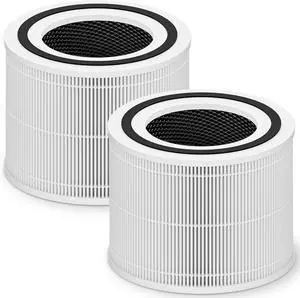 Jaspertronics Air Purifier Replacement Filter Core 300-RF, 2 Pack, Compatible with LEVOIT Core 300, Core 300-P, Core 300S, Core 300S-P Vortex Air Air Purifier, Nylon, Pleated Paper, Activated Carbon Jaspertronics Air Purifier Replacement Filter Core 300-RF, 2 Pack, Compatible with LEVOIT Core 300, Core 300-P, Core 300S, Core 300S-P Vortex Air Air Purifier, Nylon, Pleated Paper, Activated Carbon