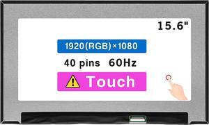 NUOLAISUN 15.6" Touch Screen Replacement for HP PROBOOK 450 G8 G9 455 G9 for Elitebook 850 855 G7 G8 LCD Display Panel 40 pin FHD 1920 * 1080 (Not for Non-Touch)