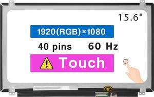 15.6" Screen Replacement for Dell Latitude P86F001 LCD Display Panel (FHD 1920x1080 Touch)