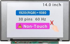 Screen Replacement for Lenovo Ideapad 5 14IIL05 Model 81YH 14.0" FHD 1920x1080 30 pin LCD Non-Touch Screen Display Panel