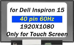 LP156WFD-SPK1 Screen Replacement for Dell Inspiron 15 3505 3511 5501 5594 7501 LP156WFD (SP)(K1) B156hak02.3 1920x1080 40pin 15.6" LCD in-Cell Touch Display Panel(Only for Touch Screen)