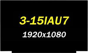 NUOLAISUN SD10W73240 Replacement for Lenovo Ideapad 3-15ABA7 3-15IAU7 82KU 82H8 82RN 5D10W69931 5D10W46422 NV156FHM-T07 V8.1 1920x1080 40 Pin 60Hz 15.6" LCD Touch Screen Display Panel