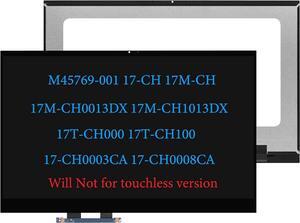 M45769-001 17.3" Screen For HP Envy 17-CH 17M-CH 17M-CH0013DX 17M-CH1013DX 17-CH0003CA 17-CH0008CA 17-CH0010CA 17-CH0011NR 17T-CH000 17T-CH100 LCD Touch Screen Display Digitizer No Frame