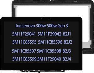 11.6" Screen for Lenovo 300w 500w Gen 3 Display Touch Screen Digitizer Assembly 5M11F29041 5M11F29042 5M11C85595 5M11C85596 5M11C85597 5M11C85598 5M11C85599 5M11F29040 82J1 82J2 82J3 82J4