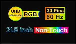 NUOLAISUN New Screen Replacement LM215UH1 SD B1 for 21.5 Inches Laptop 4096(RGB)×2304 60Hz Non-Touch LCD Display Panel