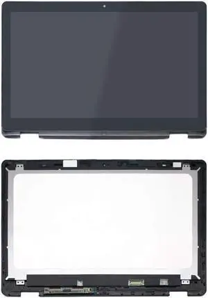 NUOLAISUN 15.6" Screen Replacement for Dell Inspiron 15 7568 i7568 FHD 1920X1080 LED LCD Touch Screen + Bezel Display Digitizer Assembly
