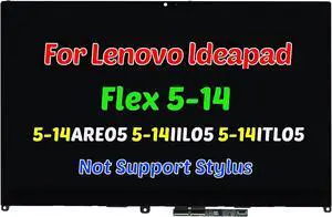 NUOLAISUN 14.0" Screen Replacement for Lenovo IdeaPad Flex 5-14ALC05 82HU 1920X1080 LED LCD Display Digitizer Touch Screen
