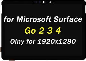 Screen Replacement for Microsoft Surface Go 2 1901 1926 Go 3 1927 Go 4 1920x1280 10.5" LCD Display Touch Screen Digitizer Assembly (Only for 1920x1280 Screen)