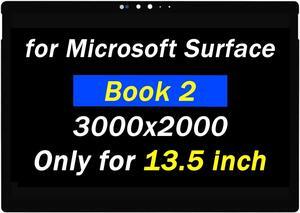 Replacement for Microsoft Surface Book 1 LCD Screen for Surface Book 2 Display 1703 1704 1705 1706 1803 1804 1805 1806 13.5" LCD Touch Screen Digitizer Assembly (Only for 3000x2000)