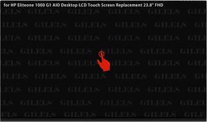 Replacement for HP Eliteone 1000 G1 All in One Desktop LCD Touch Screen Replacement 23.8" FHD (Touch Screen)