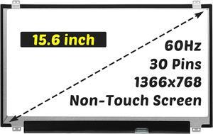 Replacement for Dell Inspiron 15 5577 Gaming 5543 5555 5565 5570 7548 5545 5547 5548 LCD Screen P57F P57F003 1920x1080 15.6 " 30 Pins 60Hz LED Display Digitizer Panel (for Non-Touch Screen Only)