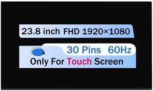 NUOLAISUN Screen Replacement 23.8" LM238WF5 SS J1 LCD Touch Screen Display LM238WF5-SSJ1