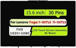 NUOLAISUN 5D10S39687 LCD Touch Screen Display for Lenovo Yoga 7-15 7-15ITL5 7i-15ITL5 82BJ