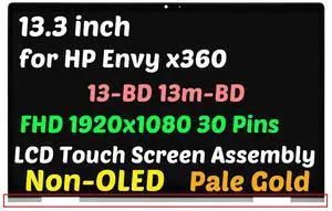 NUOLAISUN 13.3 for HP ENVY x360 13-BD0032NR 13M-BD0023DX FHD LED LCD Touch Screen Assembly