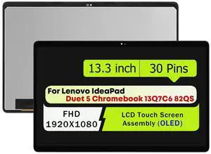 NUOLAISUN LCD Touch Screen Digitizer Assembly for Lenovo IdeaPad Duet 5 Chromebook 13Q7C6