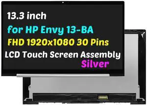 NUOLAISUN 13.3 for HP ENVY 13-BA 13T-BA L96784-001 FHD LCD Touch Screen Digitizer Assembly