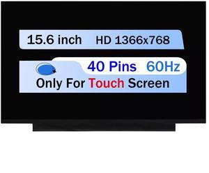 NUOLAISUN 15.6" NT156WHM-T03 B156XTK02.0 LED LCD Touch Screen Replacement Display HD 40pin