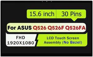 NUOLAISUN New 15.6" FHD for ASUS Q526 Q526F Q526FA Q526FA-BI7T13 LCD Touch Screen Assembly