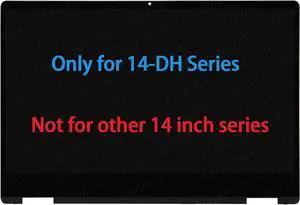 NUOLAISUN L51119-001 14" Screen Replacement for HP Pavilion x360 14-DH Series 14-dh2051wm 14m-dh1001dx 14m-dh0001dx 14m-dh0003dx LCD Display Touch Screen Digitizer Assembly Bezel with Board FHD