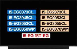 15.6" Touch Screen Replacement for HP Pavilion 15-EG 15T-EG 15-EG0073CL 15-EG2373CL 15-EG3045CL 15-EG0053CL 15-EG3053CL 15-EG3055CL 15-EG0050WM 15-EG0070WM M16342-001 L47876-LD2 FHD 40 pins