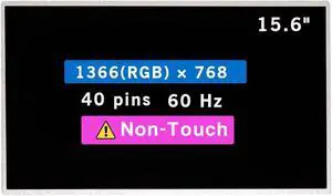 NUOLAISUN 15.6" Screen Replacement for ASUS X551 X551C X551CA X551MA X551MAV X551M X552 X553M X551MA-RCLN03 X551MA-DS91 Series LCD Display Panel 40 pin (HD 1366x768 Non-Touch)