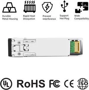 Juniper Networks SRX-SFP-10GE-SR Transceiver, Gray