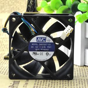 For ADDA DA07020T12U 70mm fan 7020 70x70x20mm 7cm 12V 0.70A Computer CPU 4-wire 4pin PWM air volume cooling fan