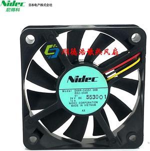 Nidec 6015 6CM 24V 0.14A D06R-24SS1 05B 3-Wire Ultra-Quiet Converter Fan