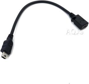 10cm Mini USB B Type 5pin Male to Mini USB Female Mini USB Male to Female Extension Cable AQJG