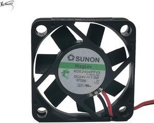 tajun Taijun KDE2404PFVX  24V 1.9W 4010 4cm 3-wire silent frequency converter fan