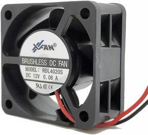4020 12V Inverter Cooling Equipment Fan 4cm Rdl4020s Ultra Static Sound 0.06a 40X40X20MM