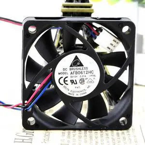 for delta 6015 6CM 60mm fan double ball AFB0612HC -F00 12V 0.21A 60X60X15MM