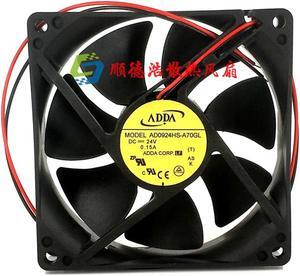 ADDA AD0924HS A70GL 9025 24 v 0.25 A 9 CM/CM cooling fans double ball