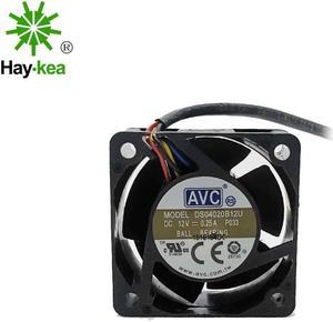 For AVC DS04020B12U 4020 40MM 4CM 40X40X20 DC 12V 0.25A Dedicated Cooling Fan for Jetson Nano, PWM Speed Adjustment Strong Air