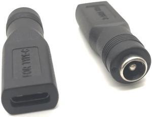 5V DC 5.5 * 2.1 mm Power Jack To USB 3.1 Type C USB-C Type-c Female 5.5mm *2.1mm Micro USB Female DC Power Connector Adapter