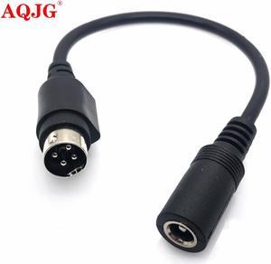 Female 5.5*2.5mm to male 4-Pin Cable Lead For SATO TG-5011-19V-ES Just a 4-Pin cable For TV LCD VCR power supply