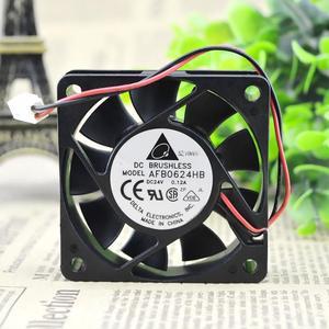 for delta 6015 DC 24v 0.12a afb0624hb 60mm 6cm server inverter pc case cooling fans axial 60X60X15MM