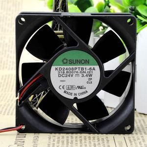 KD2408PTB1-6A KD2408PTS1-6A DC 24V 3.4W 8025 80*80*25mm 4900RPM Computer Blower Cooling Fan