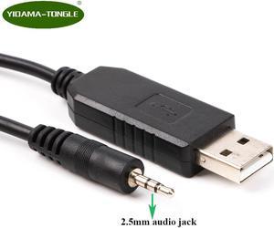 Usb TTL ftdi to 2.5mm Stereo Audio Cable Mini Audio Jack Adapter Converter 5v uart ttl Serial Plug Cable